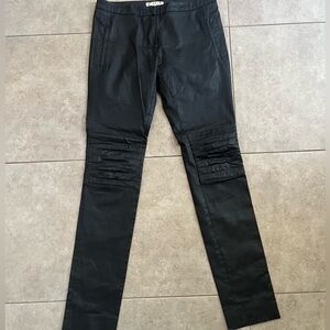 casch by gro abrahamsson black pants 42 Biker Style  
Lined ruched knees